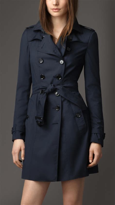 burberry silk trench blue|burberry thomas bear trench coat.